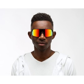 Red Bull Spect Unisex Dakota Sunglasses, Rubber black