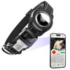 Airtag Dog Collar with QR Code, Reflective Dog Collar with