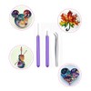 Ruwado 3 Pcs Quilling Tools Set Metal Slotted Tool Needle