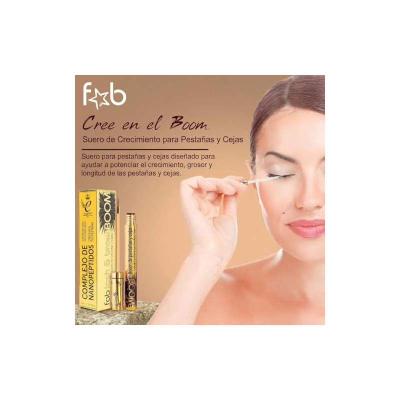 Sérum Crecimiento de Pestañas y Cejas Fab Lash Brow Growth