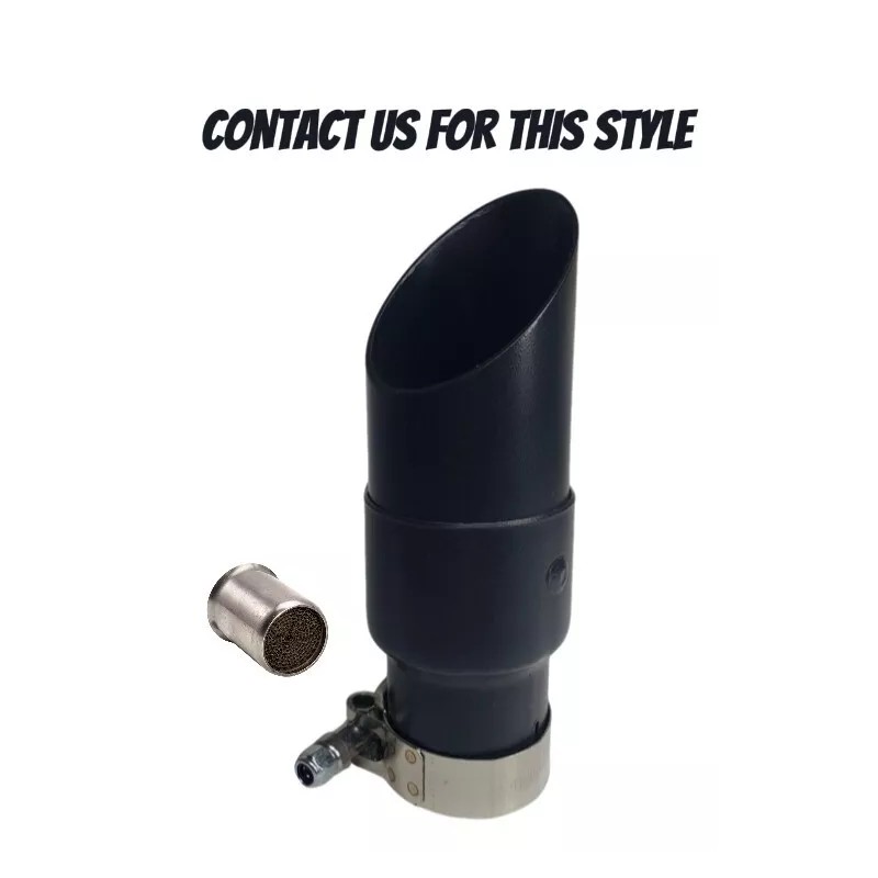YORK EXHAUST 2.0" L.I.C MOTORCYCLE SHORT UNIVERSAL GP EXHAUST SHORTY