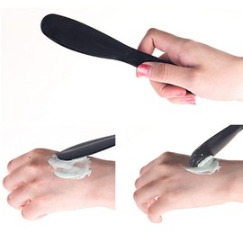 3 in1 Mask Mixing Bowl Set DIY Facemask Mixing Tool Kit with Spatula and Measuring Cup Mask Bowl Stick Spatula Applicator DIY Skin Care Mixing Tool Kit(Black)