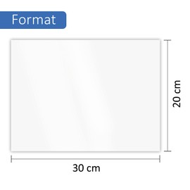 AZ059 Aluminium Composite Panel White I 30 x 20 cm I 3 mm I Weatherproof Blank Aluminium Sign I for Model Making Exhibition Construction Signage DIY Screen Printing and Digital Printing I