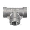 sourcing map Pipe Fitting Tee 1/4 NPT Female Thread Hose