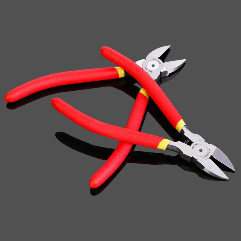 2 Pack Wire Cutters MC-180, Ultra Sharp 6 inch Precision