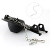 sourcing map 5Pcs Toilet Flapper Chain, 9.8" Toilet Handle Chain