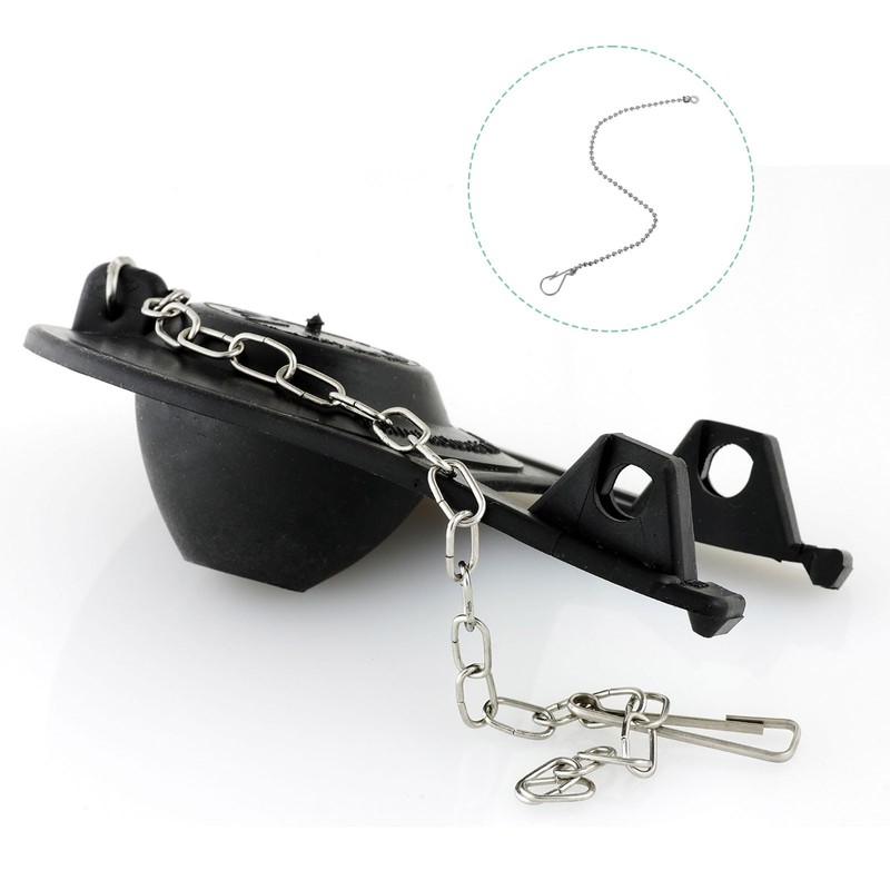sourcing map 5Pcs Toilet Flapper Chain, 9.8" Toilet Handle Chain