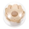 NOLITOY 3pcs Space-saving Toothpick Holder Lotus Shape Cotton Swab Organizer