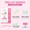 Eyebrow Waxing Strips for Face, Cold Wax Strips Facial Hair