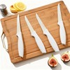 LIN ZHI REN Steak Knives,Serrated Steak knife,High-Carbon Stainless Steel,Ergonomic Handles,For
