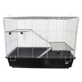 Exotic Nutrition Casablanca Cage - Durable 3-Level Spacious Pet Habitat - Hedgehogs, Guinea Pigs, Small Rabbits, Syrian Hamsters, Degus, Tortoises, Lizards and Other Small Pets
