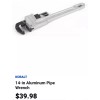Kobalt 14" Extremely NICE!! Aluminum Pipe Wrench Model #0464648