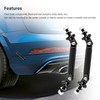 2PCS Bumper Quick Release Fasteners,Carbon Fiber Adjustable Quick Release Bumper