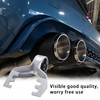 ECOMAID 2Pcs Muffler Hanger Bracket CV6Z-5K291-K Tailpipe Mount Bracket Fit