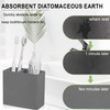 Diatomite Toothbrush Holder 2 Slots Tooth Brush Holder for Bathroom,