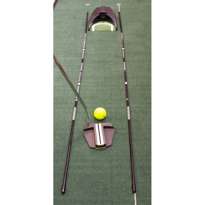 Longridge Golf Practice Aid Portable Tour Rodz Alignment Sticks Black
