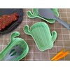Ceramic Spoon Rest for Stove Top, Cactus Cute Spoon Rest