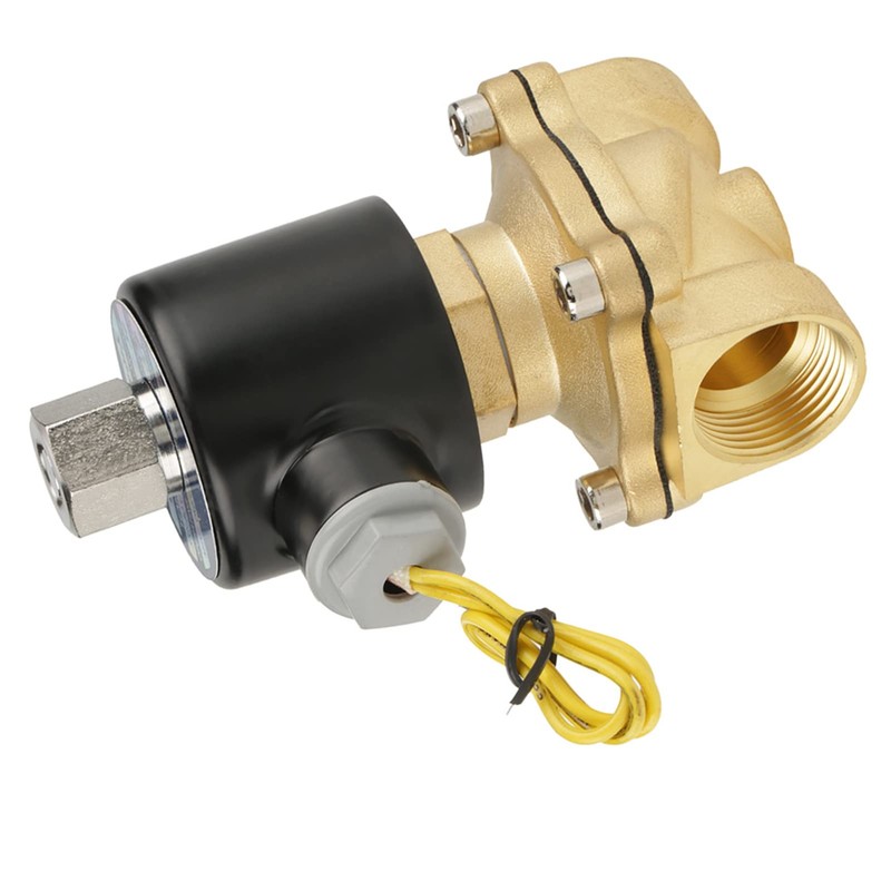 3/4 Inch DC 12 V Brass Solenoid Valve Powerless Open