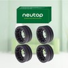 Neutop Replacement Rubber Wheel Tires Compatible with iRobot Braava Jet
