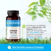 Vitamin D3 K2-100 Kapseln von BIOHERBA | Hochdosiertes Supplement für