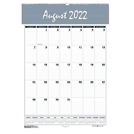 House of Doolittle HOD354 Bar Harbor Academic Wall Calendar, 31.25" Length, 22" Width