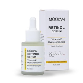 Serum con Retinol, Vitamina E y Ácido Hialurónico | Suero Nocturno para Apariencia de Líneas de Expresión y Textura Irregular | Hidratación Intensa | Skincare Coreano