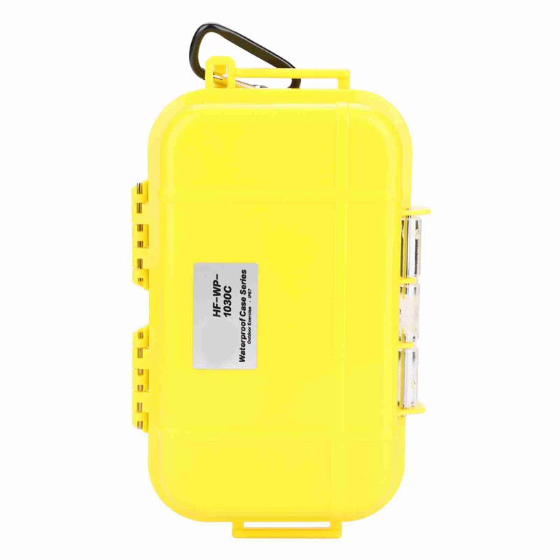 Outdoor Survival Shockproof Waterproof Storage Case Airtight Carry Box Container(Yellow)