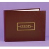 Hortense B. Hewitt Wedding Accessories Guest Book, Burgundy, 7.5-Inches X