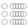 PATIKIL 18Pcs Loose Leaf Binder Rings, 2.2 Inch Metal Open