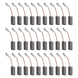 HARFINGTON 30pcs Carbon Brush 15mm x 7.8mm x 5mm Grinder Brush 6-100# Electric Motor Replacement Part Rotary Tool Cutting Machine Polisher Brushes