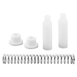 Prime-Line K 5131 Steel and Nylon Storm Door Hinge Pin Kit, 2-9/16 In. Springs, 5/16 In. Diameter Pins and Bushings, White (3 Sets)