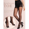 DORALLURE Tights with Back Seam and Cuban Heels High Waist