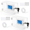 SUTINE Thermostat Lock Box, Thermostat Cover with Lock for Smart