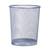 Zeller Paper Bin 29,5x35cm, Silber/Stahl, Multi-Colour, 29.5 x 29.5 x