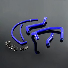 G-PLUS Silicone Radiator Hose Tube Kit Compatible with Suzuki GSX1300R Hayabusa Blue 1999-2007