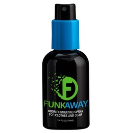 FunkAway FunkAway Odor Eliminator Spray for Shoes, Clothes and Gear, 3.4 oz., Non-Aerosol; Mini Size for Travel, Ideal for Gym Bag, Purse, Locker or Suitcase