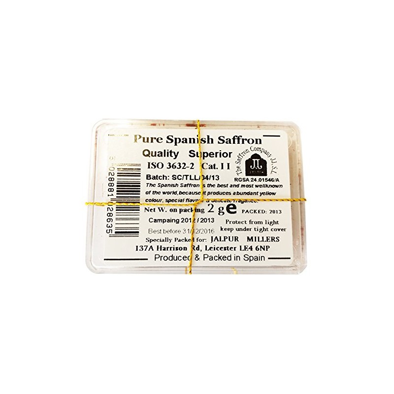 Saffron Pure Spanish 2g (Azafran) Pack of 2