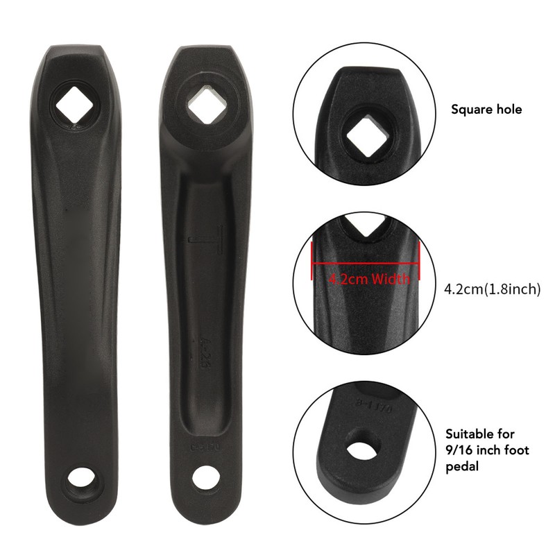 104 BCD Mountain Bike Single Speed Crankset 36T Square Hole