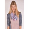 styleBREAKER 01016203 Women's Loop Scarf with Colourful Leaves Pattern, Yellow