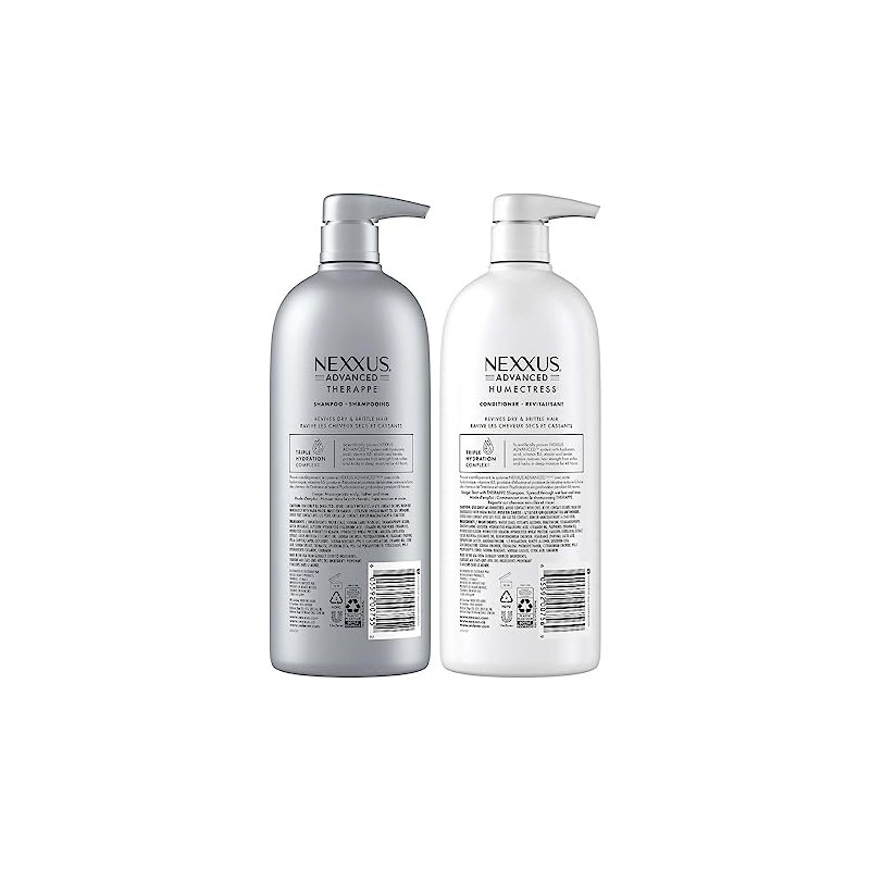Nexxus- Champú y acondicionador Humectress Advanced Therappe, 32 onzas líquidas