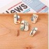 4Pcs Art Mask Enamel Pin Brooch Individual Metal Badge Lapel