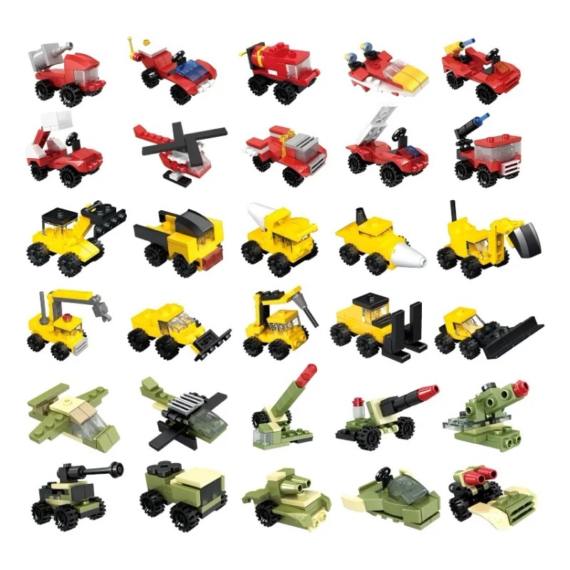 Juego De Bloques 30 En 1: Juguetes E Ducativos Para
