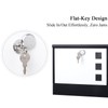 Locking Mailbox Wall Mounted Vertical– Jssmst mailboxes with Key Lock