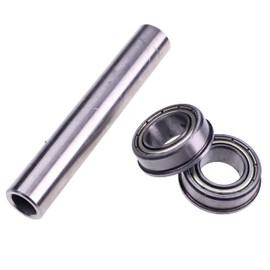 SUKATC Stainless Steel Front Wheel Axle & Bearing 09105200 and 05400726 Bearings Rebuild Kit Compatible with Ariens Gravely