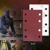 Sruhrak 80 x 133 mm Sandpaper, Pack of 50 Sanding