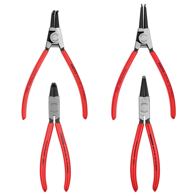 クニペックス KNIPEXKNIPEX(クニペックス) 4本組 スナップリングプライヤー 1956