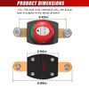 DUSCOKE Side Post Battery Disconnect Master Switch, 12-48V Heavy Duty
