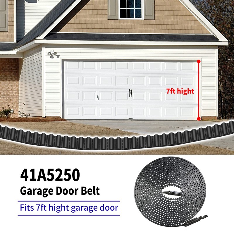 237 inch 41A5250 Garage Door Drive Opener Belt, for 7ft