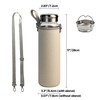 ameiin 32 oz Glass Water Bottles with Stainless Steel Lid