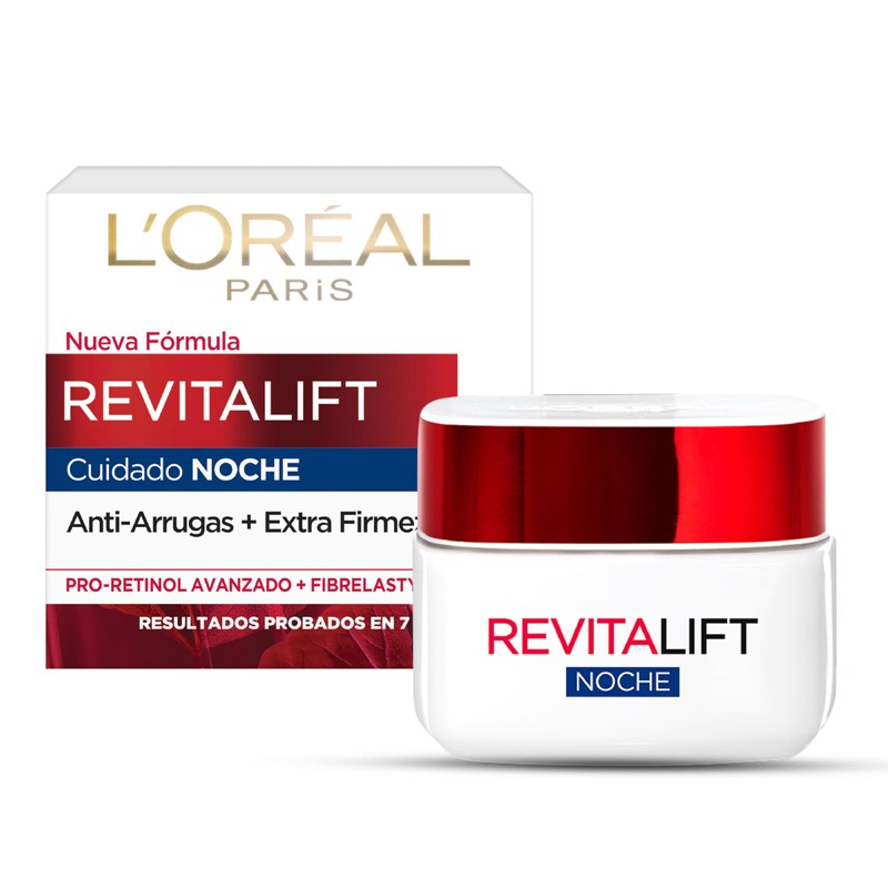 L'Oreal Paris, Crema De Noche Revitalift, 50Ml